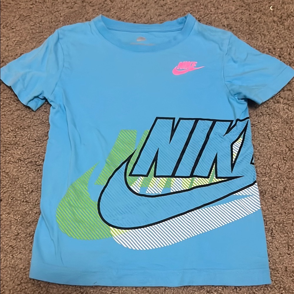 Nike Kids Blue Graphic T-Shirt